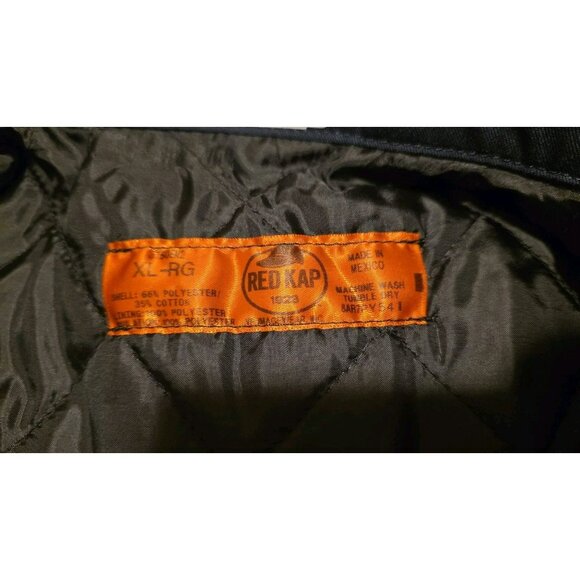 RED KAP MENS ENHANCED VISIBILITY PERMALINED PANEL JACKET SIZE XL Workwear - Picture 5 of 12